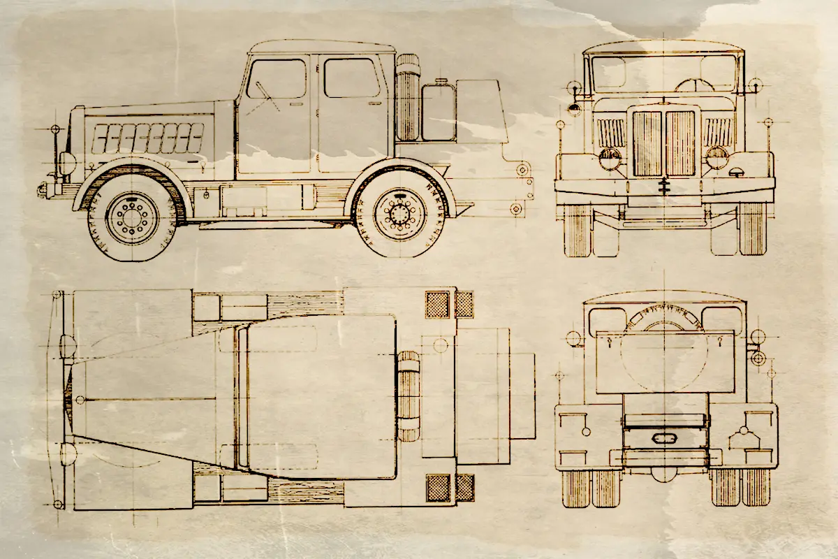 Hanomag SS-100 Drawing