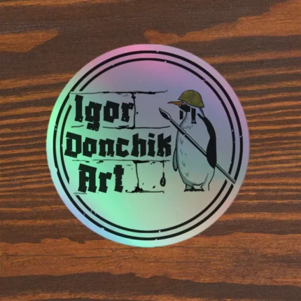 Igor Donchik Art Holographic Sticker