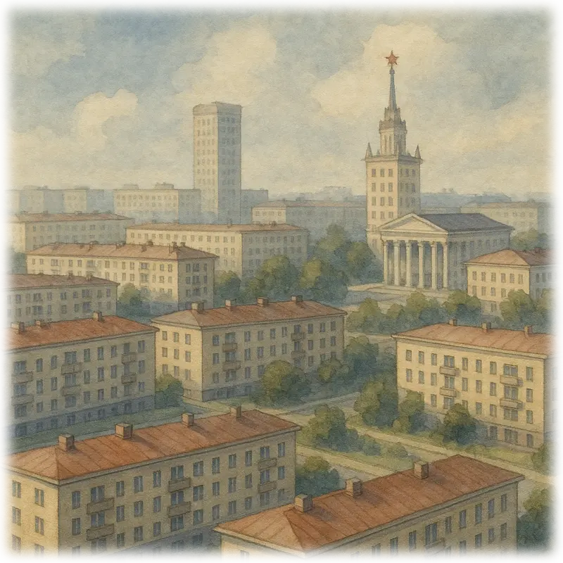 Soviet Topographic Symbols: Urban Areas