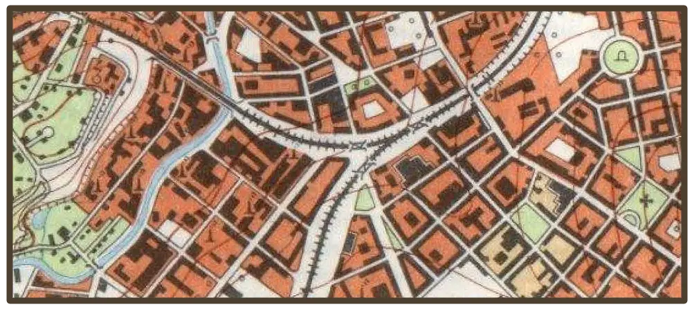 Soviet Topographic Symbols: City