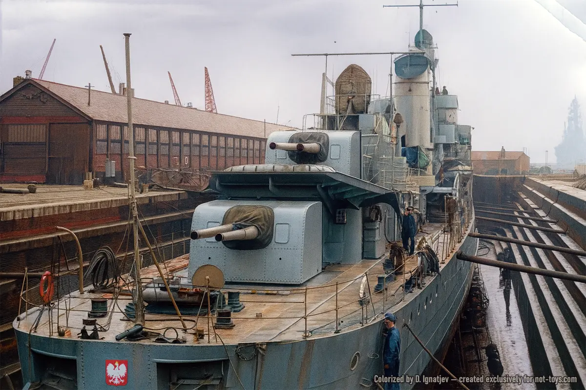 ORP Blyskawica Colorized ORP Blyskawica Colorized
