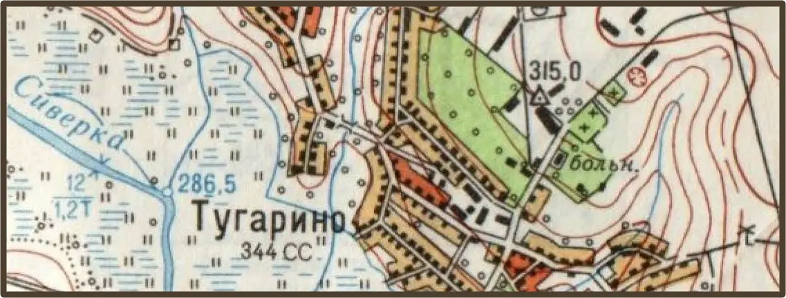Soviet Topographic Symbols: Village