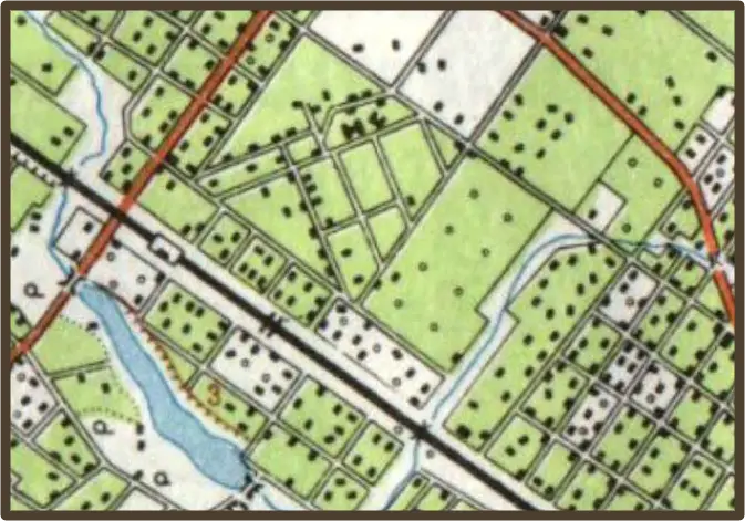 Soviet Topographic Symbols: Village