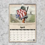 German Divisions Wall Calendar 2026 April