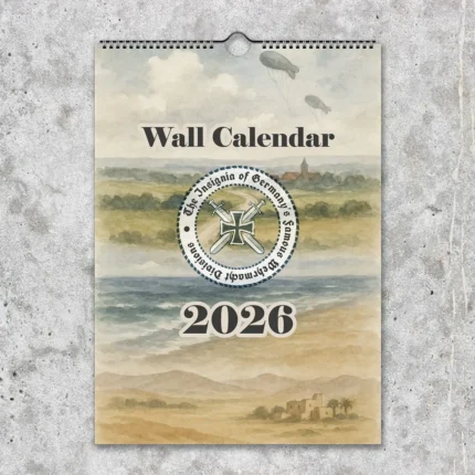 German Divisions Wall Calendar 2026 Tittle