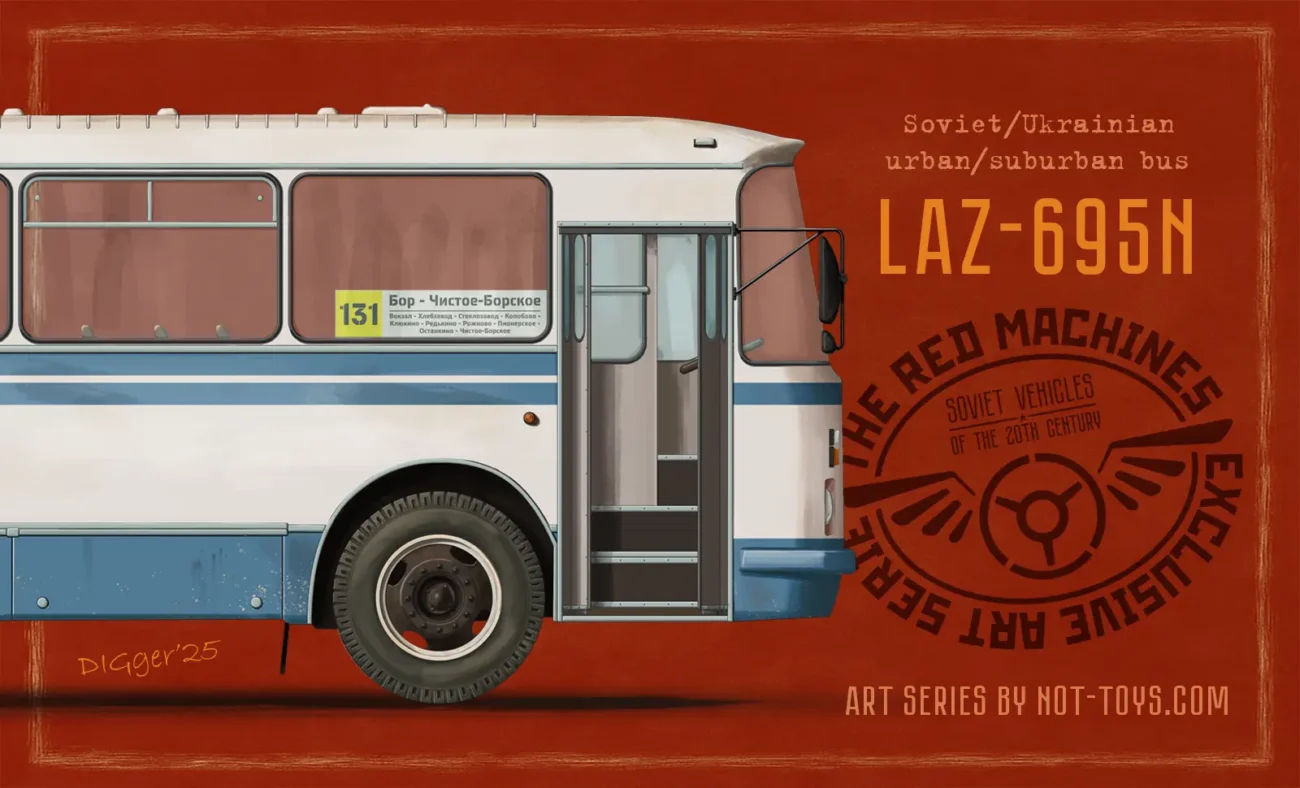 LAZ-695N: The Workhorse Soviet Bus of the Late USSR