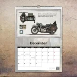 Panzer Camouflage Wall Calender 2026 December