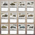 Panzer Camouflage Wall Calender 2026 by Igor Donchik