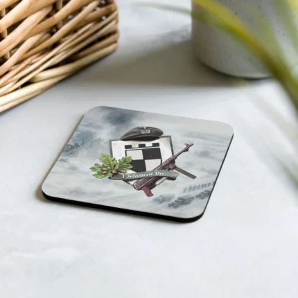 1. Infanterie Division Cork-back coaster